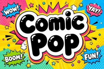Unleash Creativity with Comic Pop Fonts