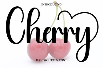 Cherry Font: a Playful Design Asset for Creative Projects